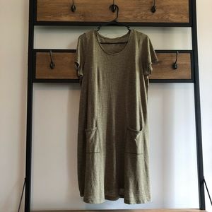 Eileen Fisher Hemp and Organic Cotton Pocket Dress